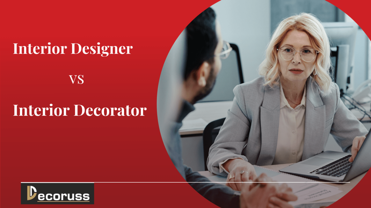 Major differences between interior designer and interior decorator