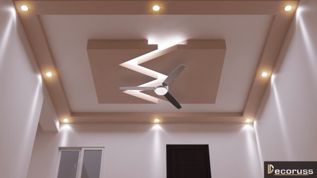 Modern pop murga jali false ceiling design idea