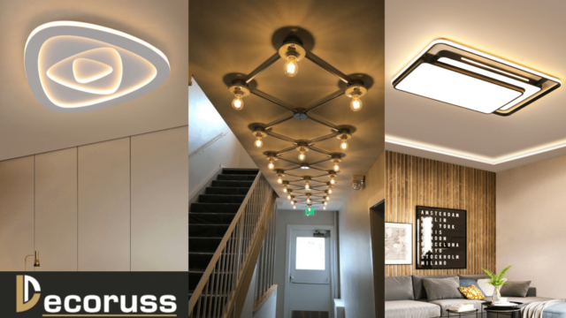 Stylish flush lights for false ceiling