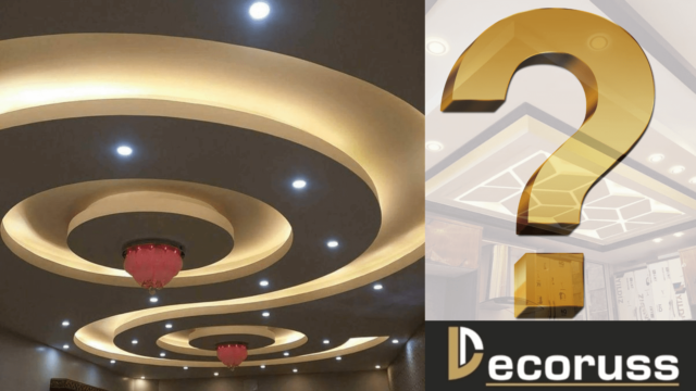 What is false ceiling?